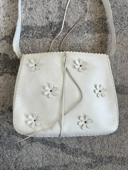 Prada FW1993 leather flowers crossbody bag
