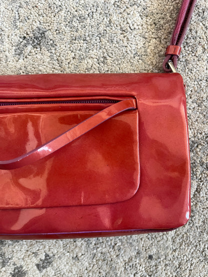 Prada FW1999 patent leather handbag