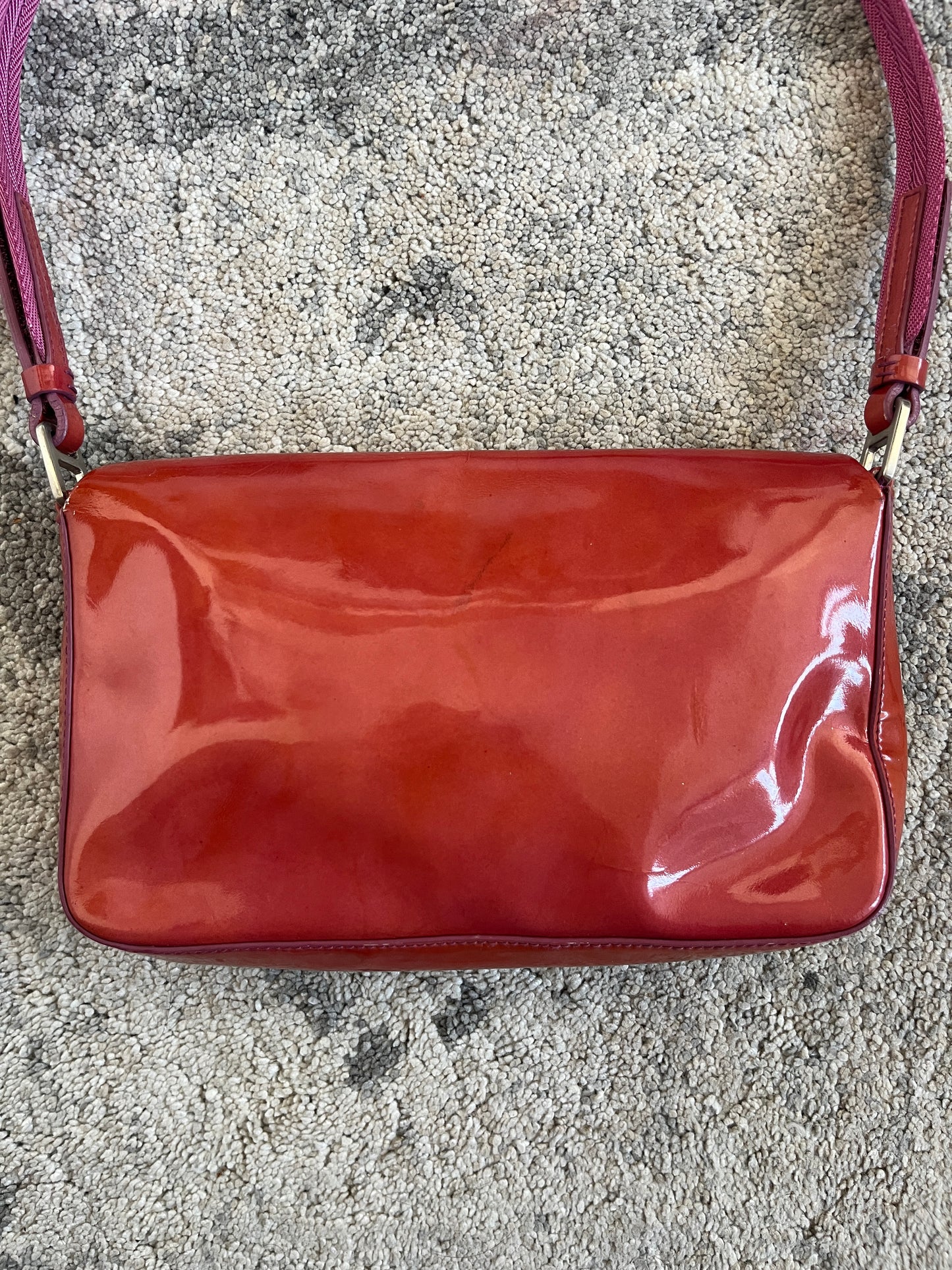 Prada FW1999 patent leather handbag
