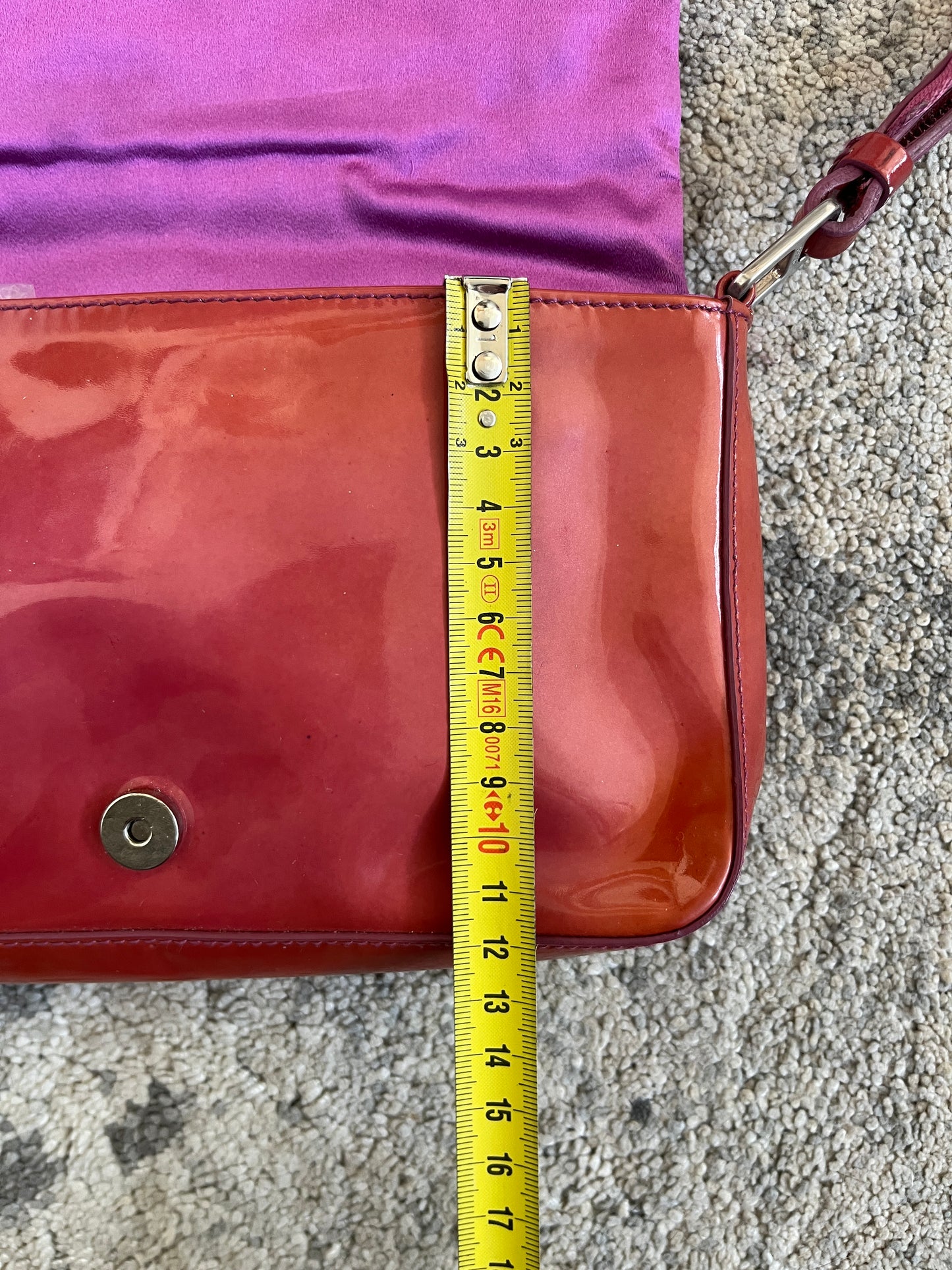 Prada FW1999 patent leather handbag