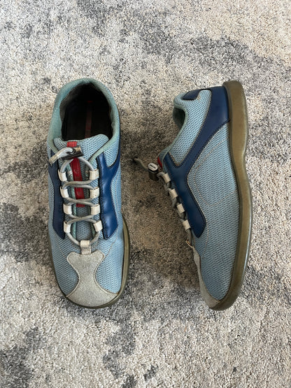 Prada SS2000 mesh & leather trainers