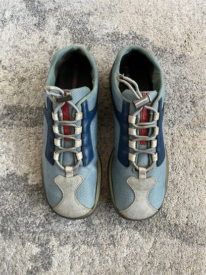 Prada SS2000 mesh & leather trainers