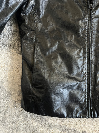 Miu Miu 1999 patent leather jacket