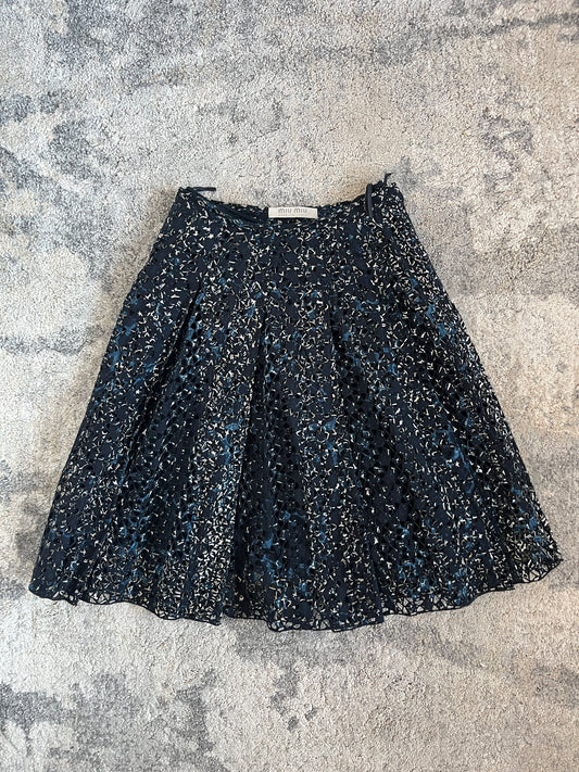 Miu Miu SS2001 perfored skirt