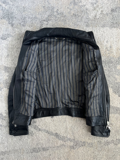 D&G 2000's multipockets leather jacket