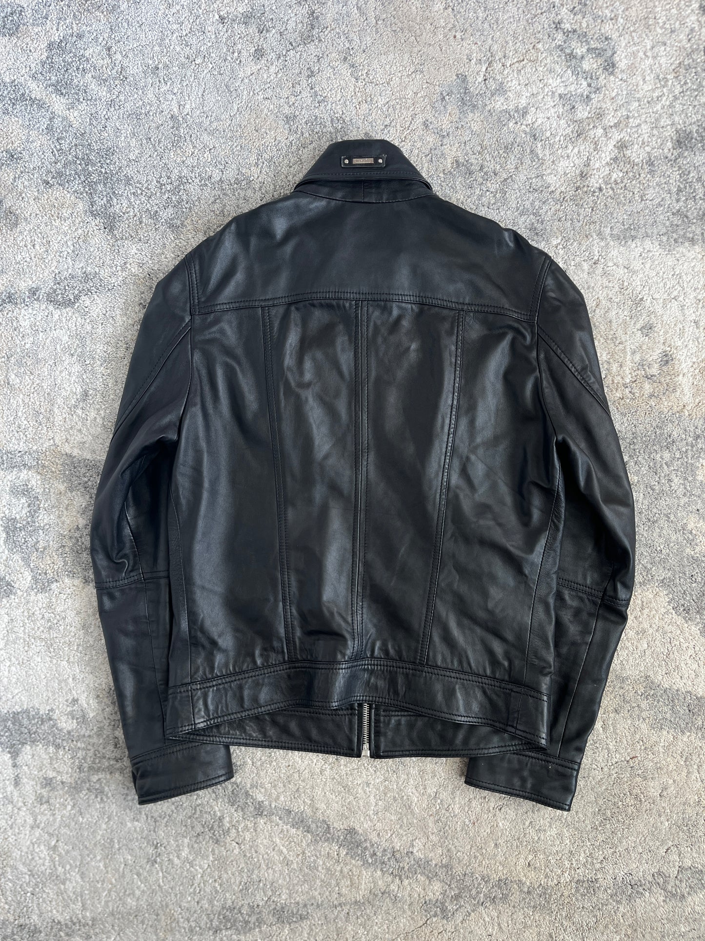 D&G 2000's multipockets leather jacket