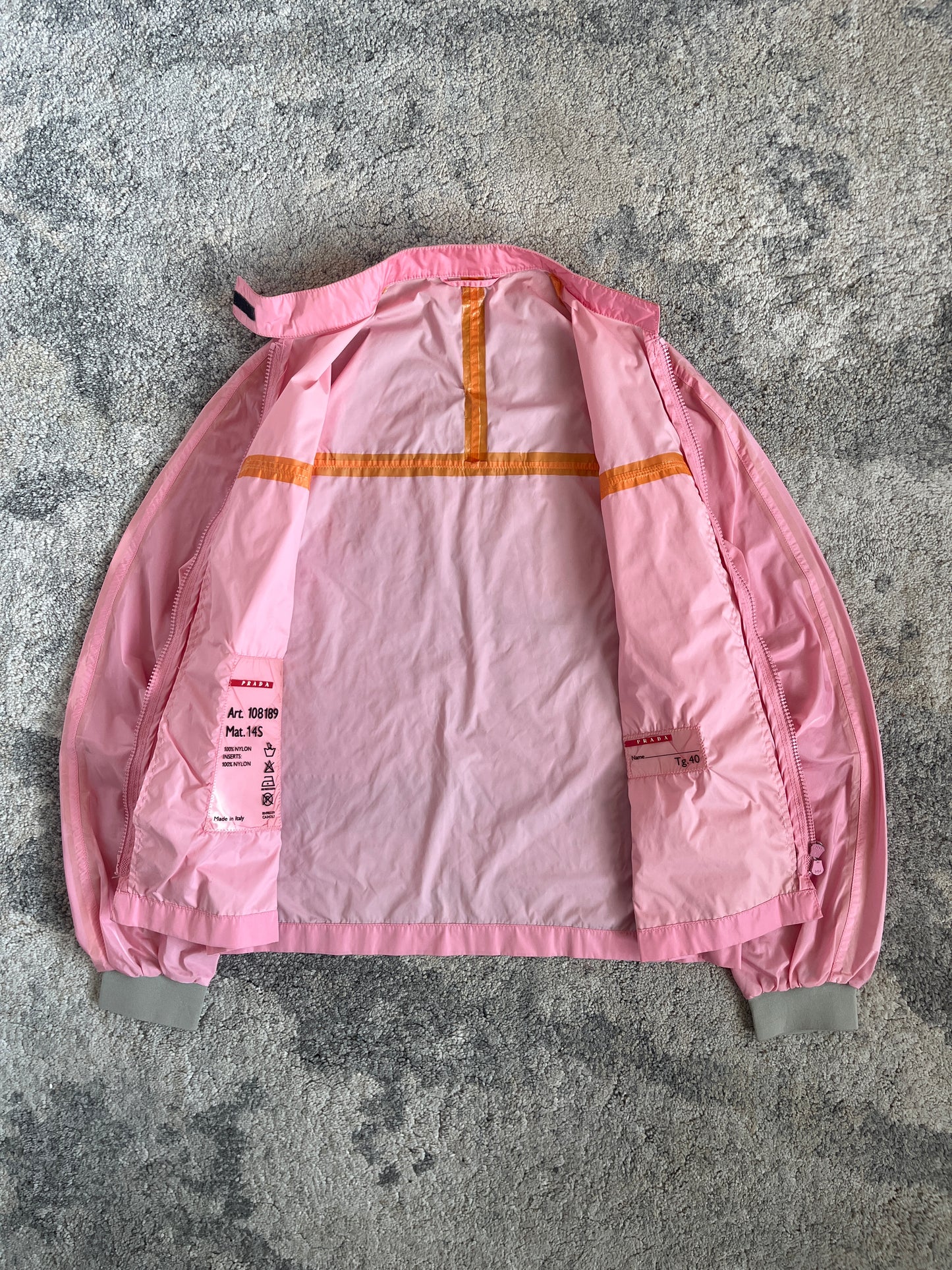 Prada 1999 nylon zip jacket