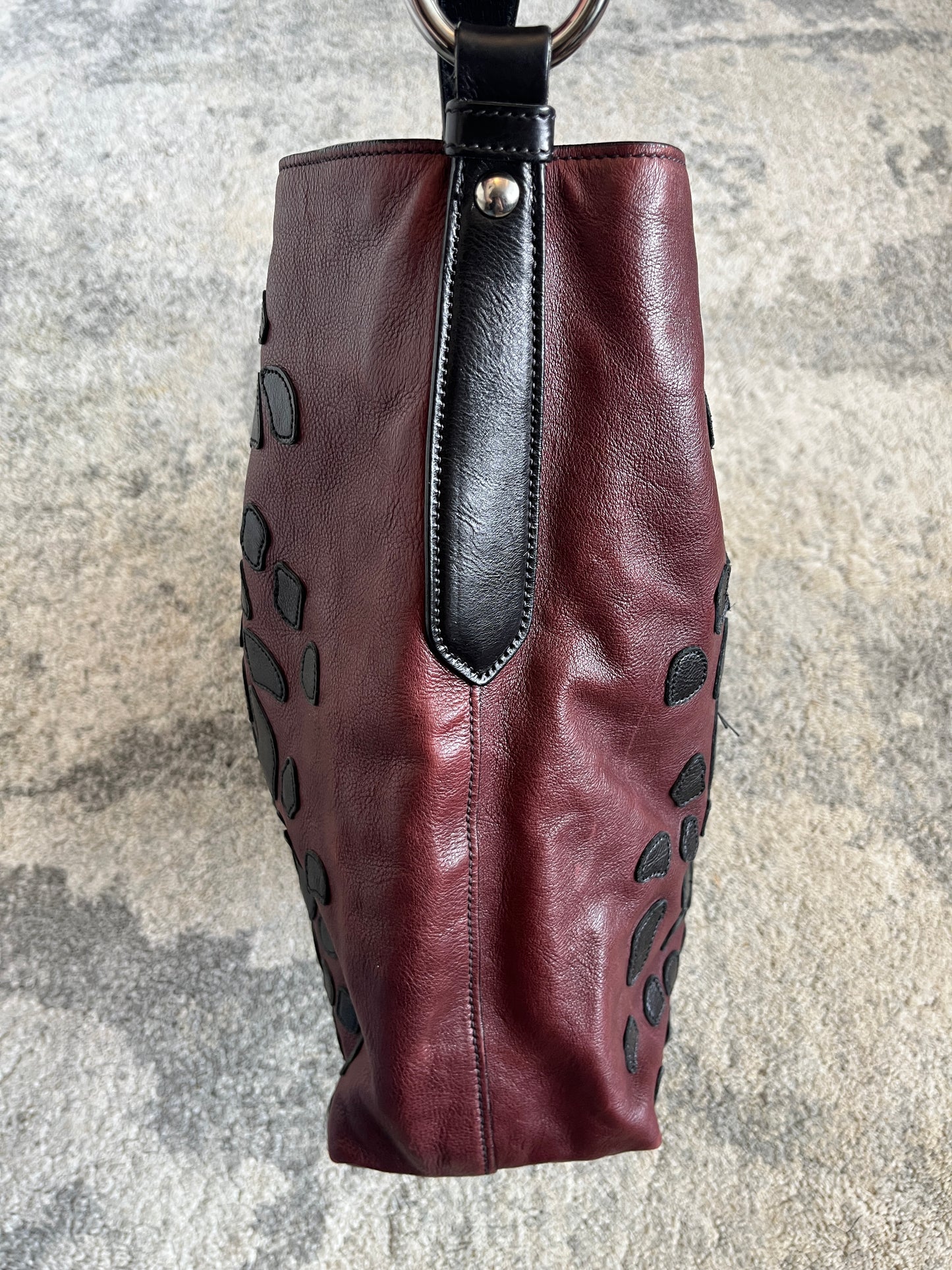 Prada 2010's leather scales patch bag