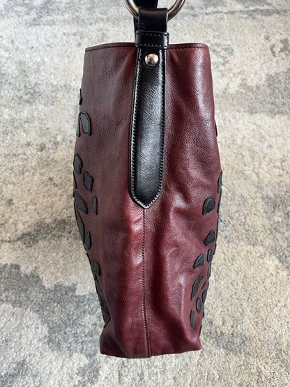 Prada 2010's leather scales patch bag