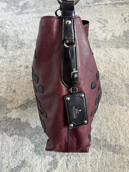 Prada 2010's leather scales patch bag