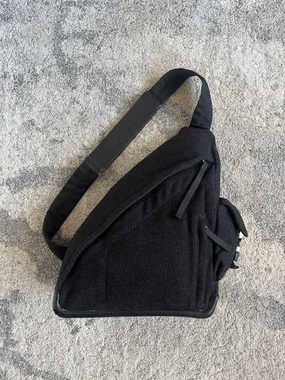 Prada FW1999 wool chest rig backpack