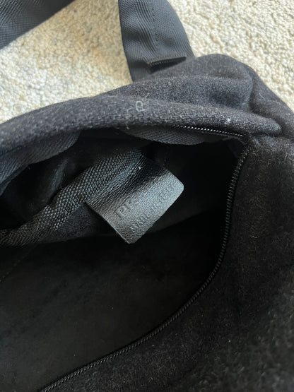 Prada FW1999 wool chest rig backpack
