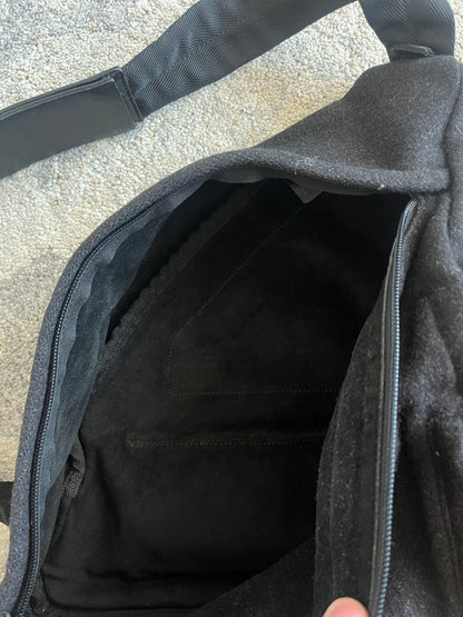 Prada FW1999 wool chest rig backpack