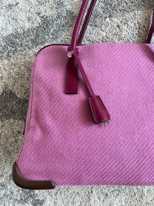 Prada FW1999 wool pink handbag