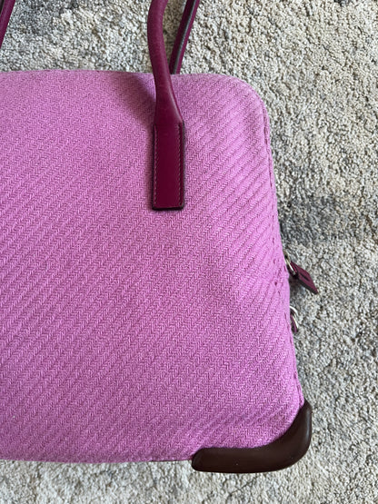 Prada FW1999 wool pink handbag