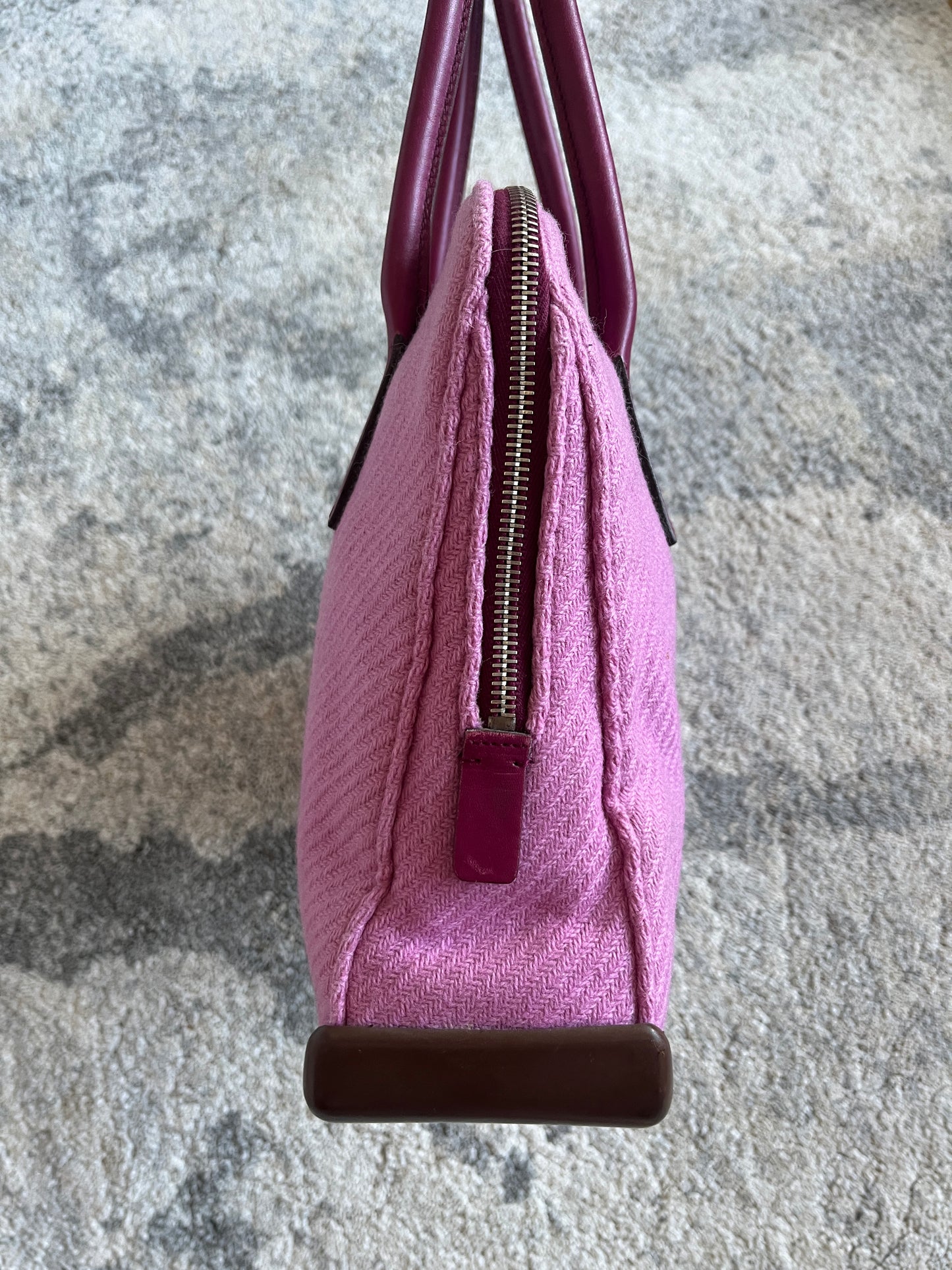 Prada FW1999 wool pink handbag