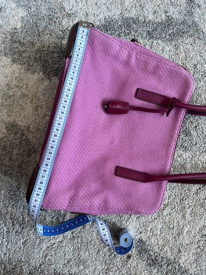 Prada FW1999 wool pink handbag