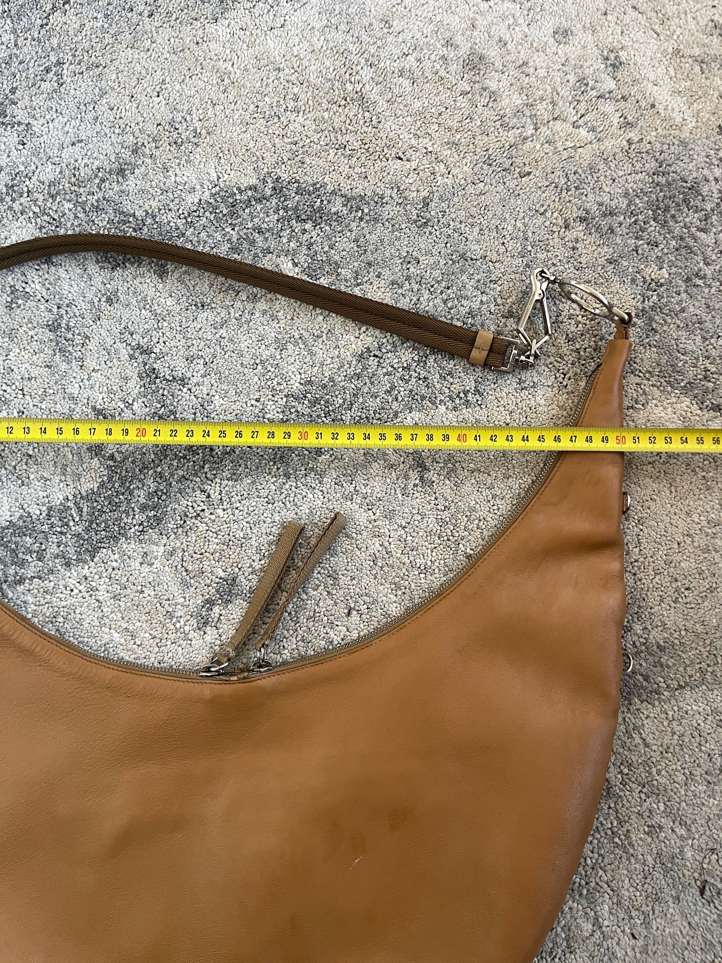Prada FW2000 leather moon bag