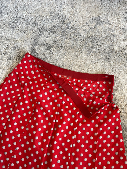 Prada 2000's silk pleated skirt