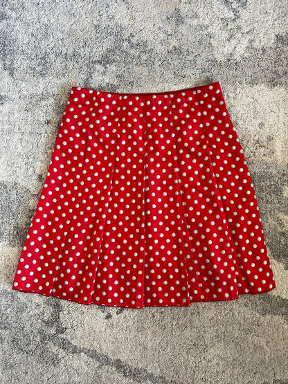 Prada 2000's silk pleated skirt