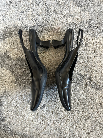 Prada FW1999 leather slingbacks heels