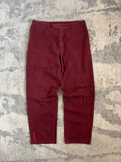 Prada SS1999 double knee cotton pant