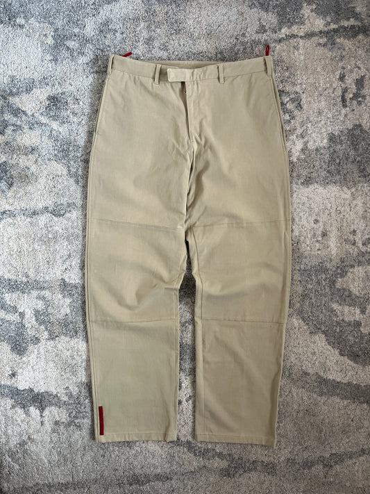 Prada 2000's double knee pant