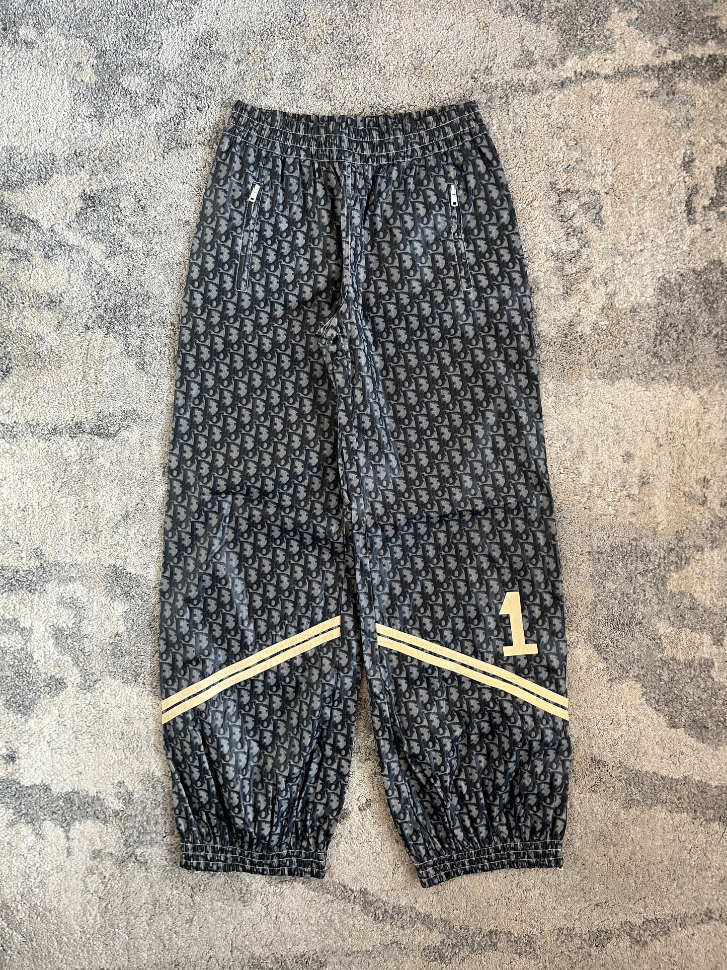 Christian Dior SS2002 monogram nylon pants