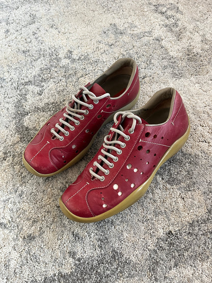Prada SS1999 perfored leather trainers