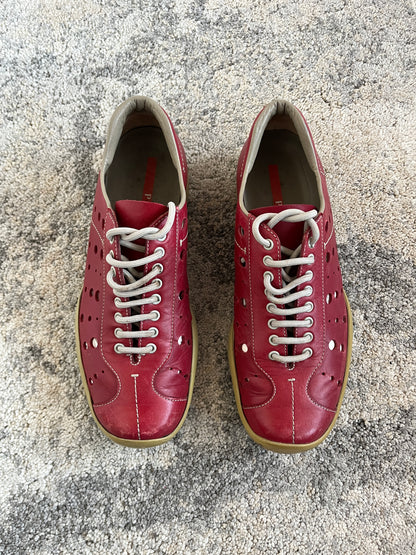 Prada SS1999 perfored leather trainers
