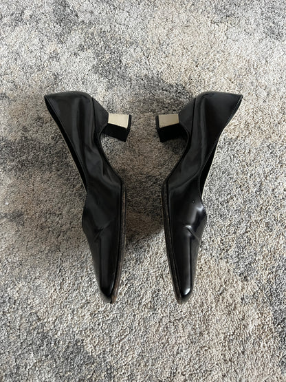 Prada SS1997 square toe heels