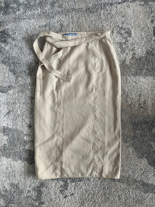 Prada SS1993 cotton wallet skirt