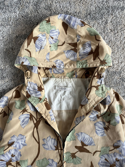 Prada 2008 resort silk flowers jacket