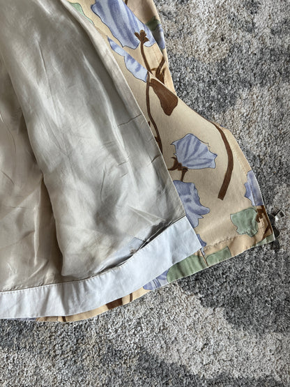 Prada 2008 resort silk flowers jacket