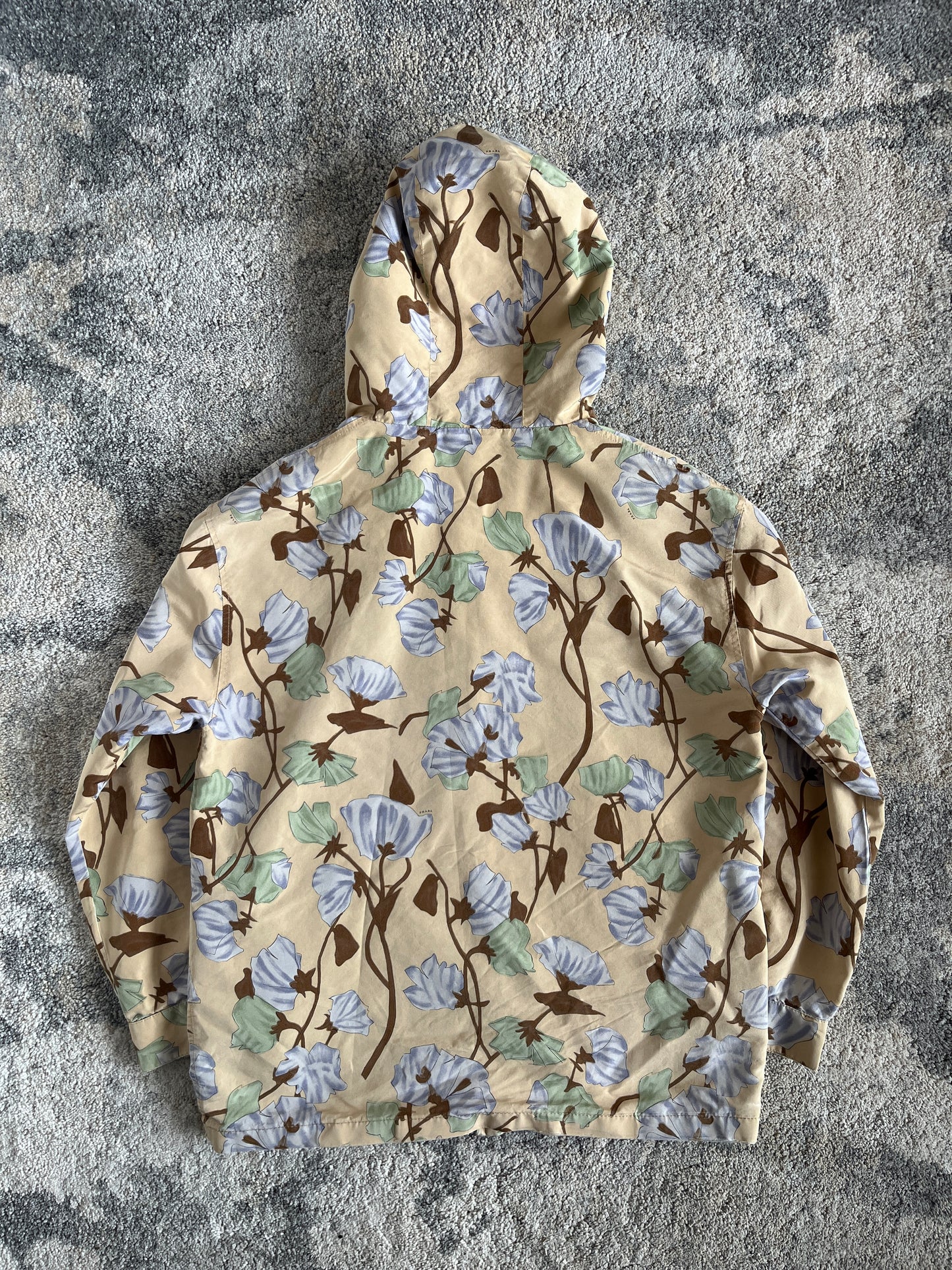 Prada 2008 resort silk flowers jacket