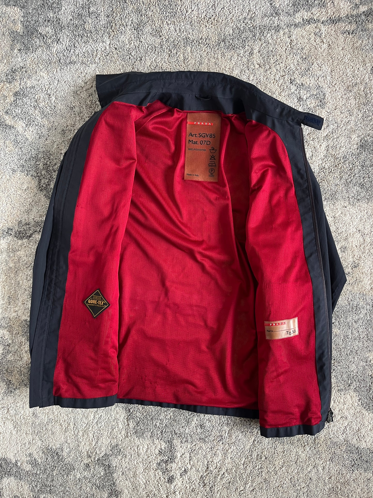 Prada 2000's nylon gore-tex jacket