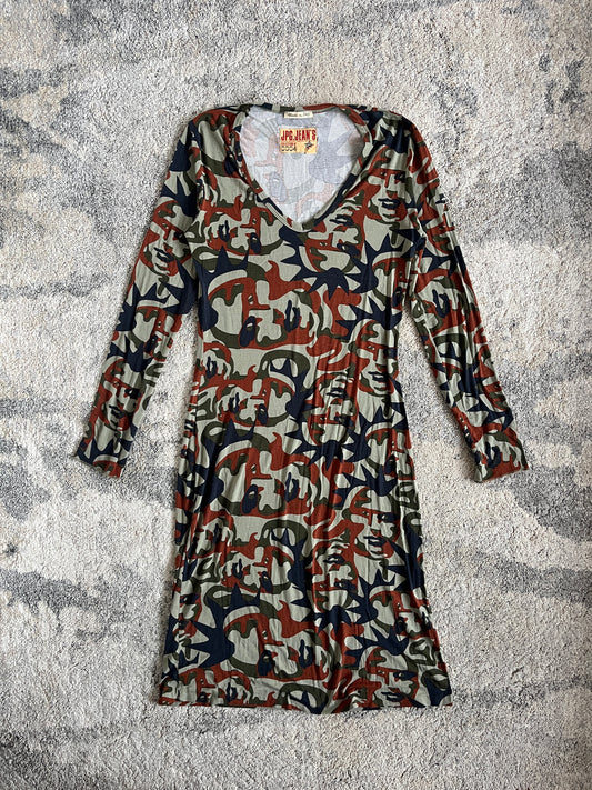 Jean Paul Gaultier 2000's camo dress