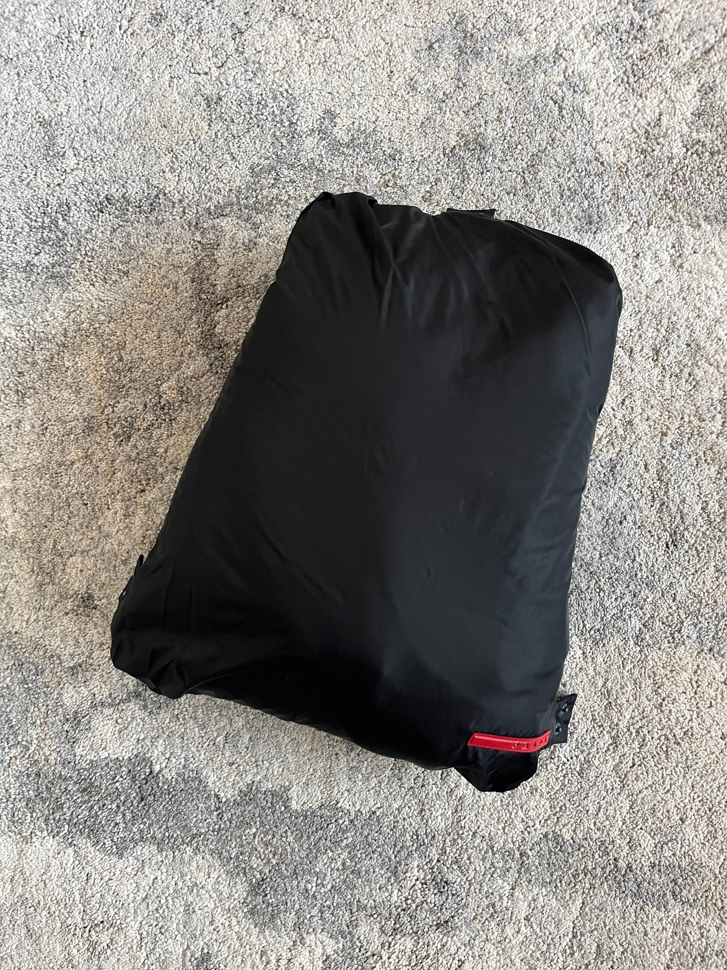 Prada FW2000 nylon padded convertible jacket