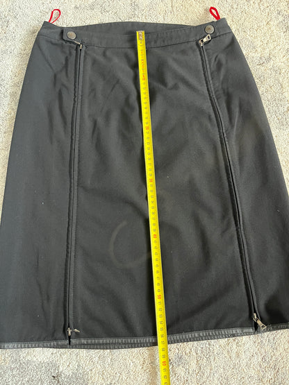 Prada 2000's cotton zip skirt