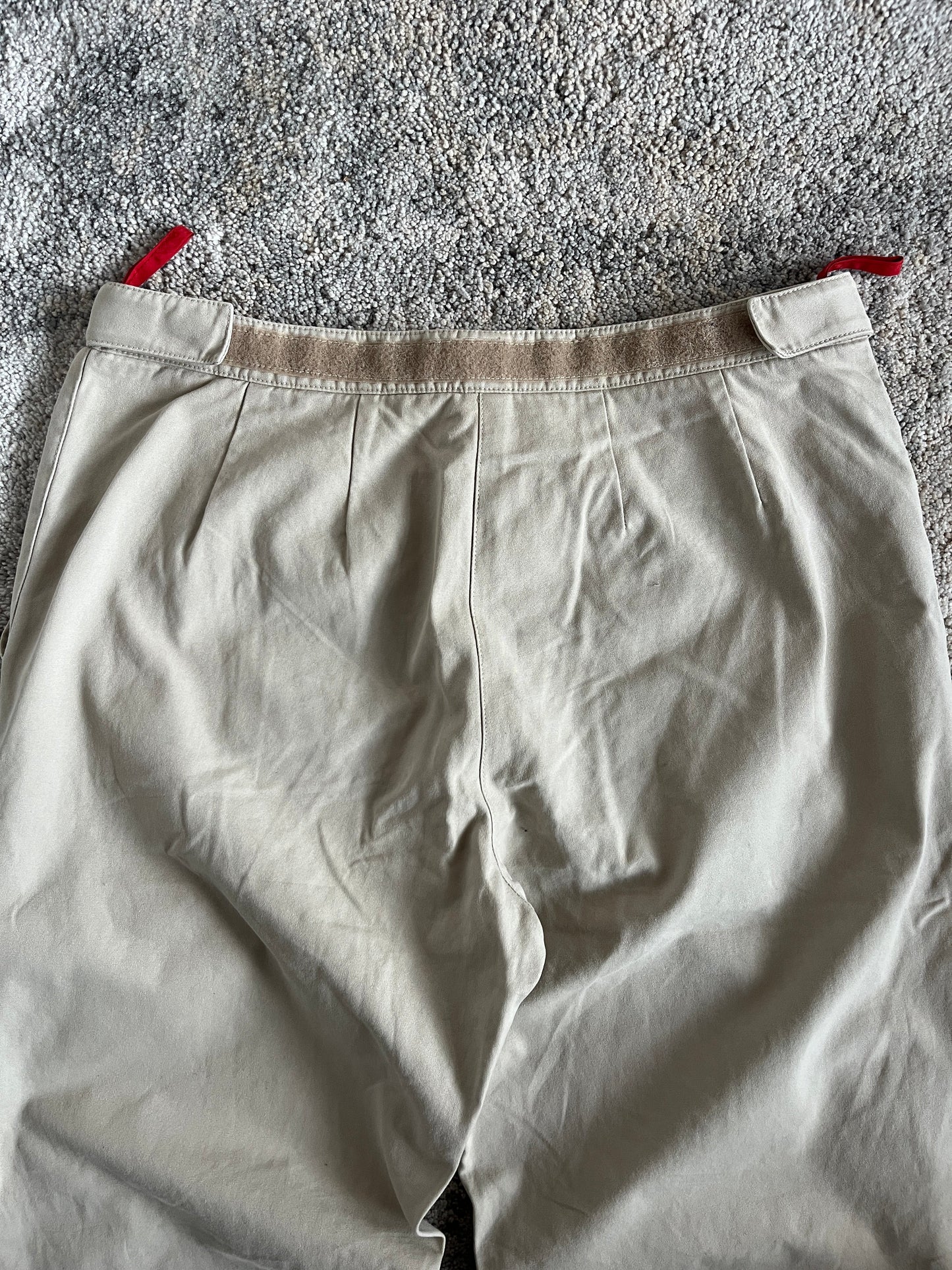 Prada 1999 cotton double knee pants