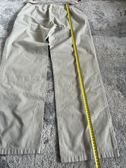 Prada 1999 cotton double knee pants