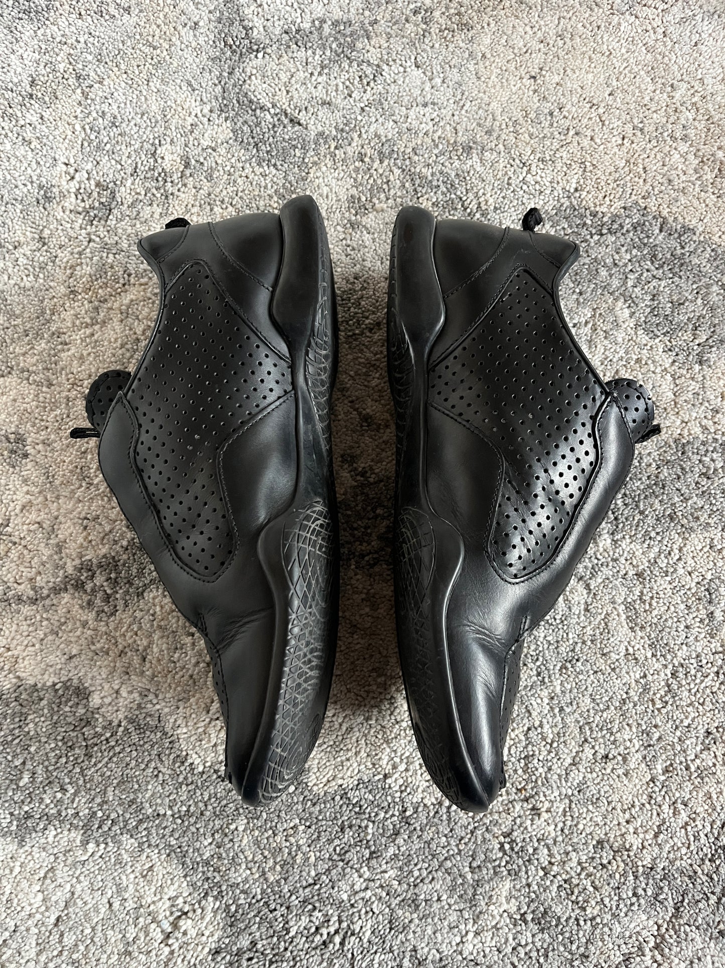 Prada SS2000 leather perfored trainers