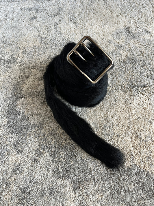 Prada FW2017 fur belt