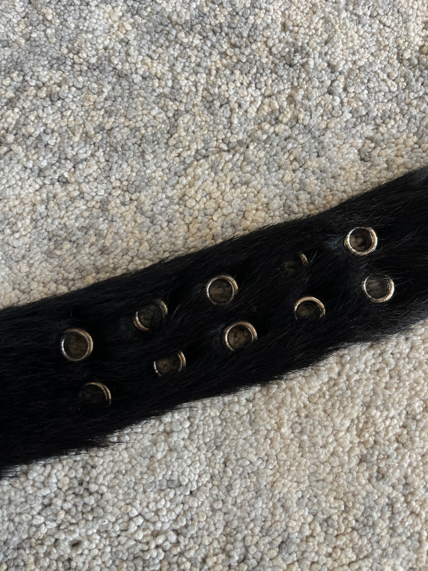 Prada FW2017 fur belt