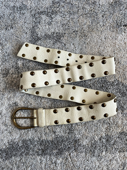 Miu Miu 1990's leather belt