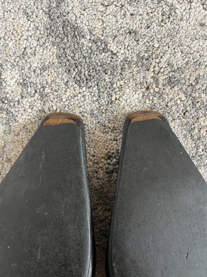 Prada 1999 leather heels mules