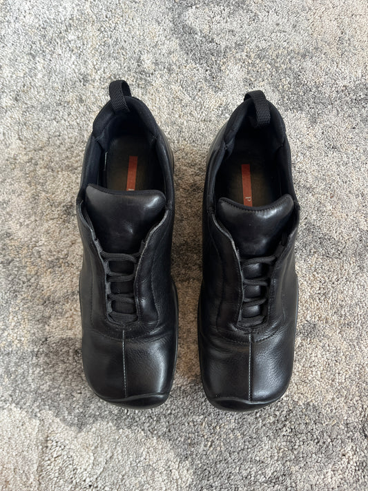 Prada 1990's leather trainers