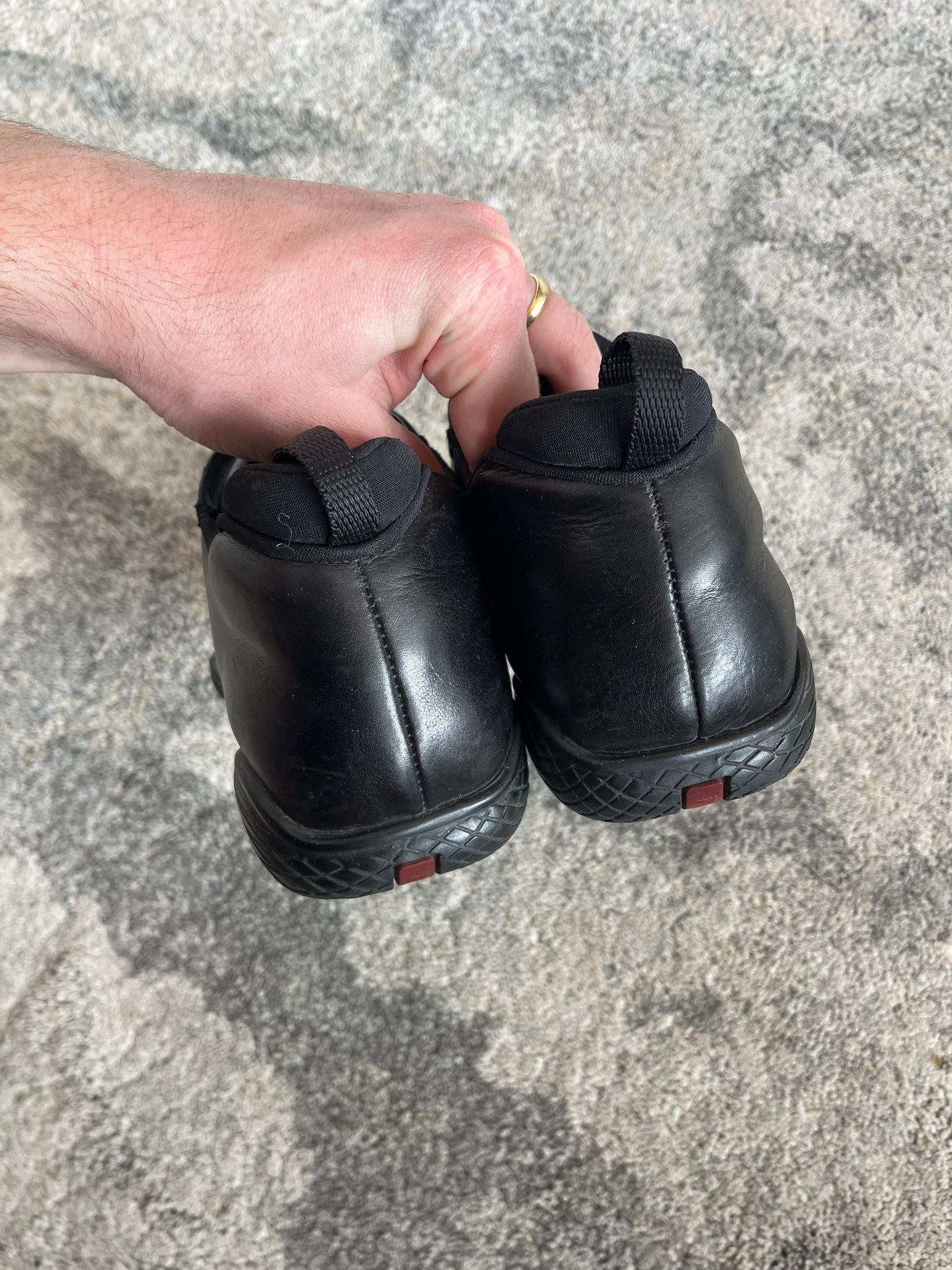 Prada 1990's leather trainers