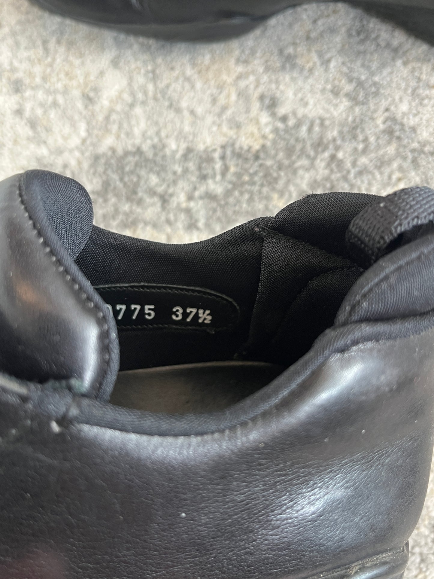 Prada 1990's leather trainers