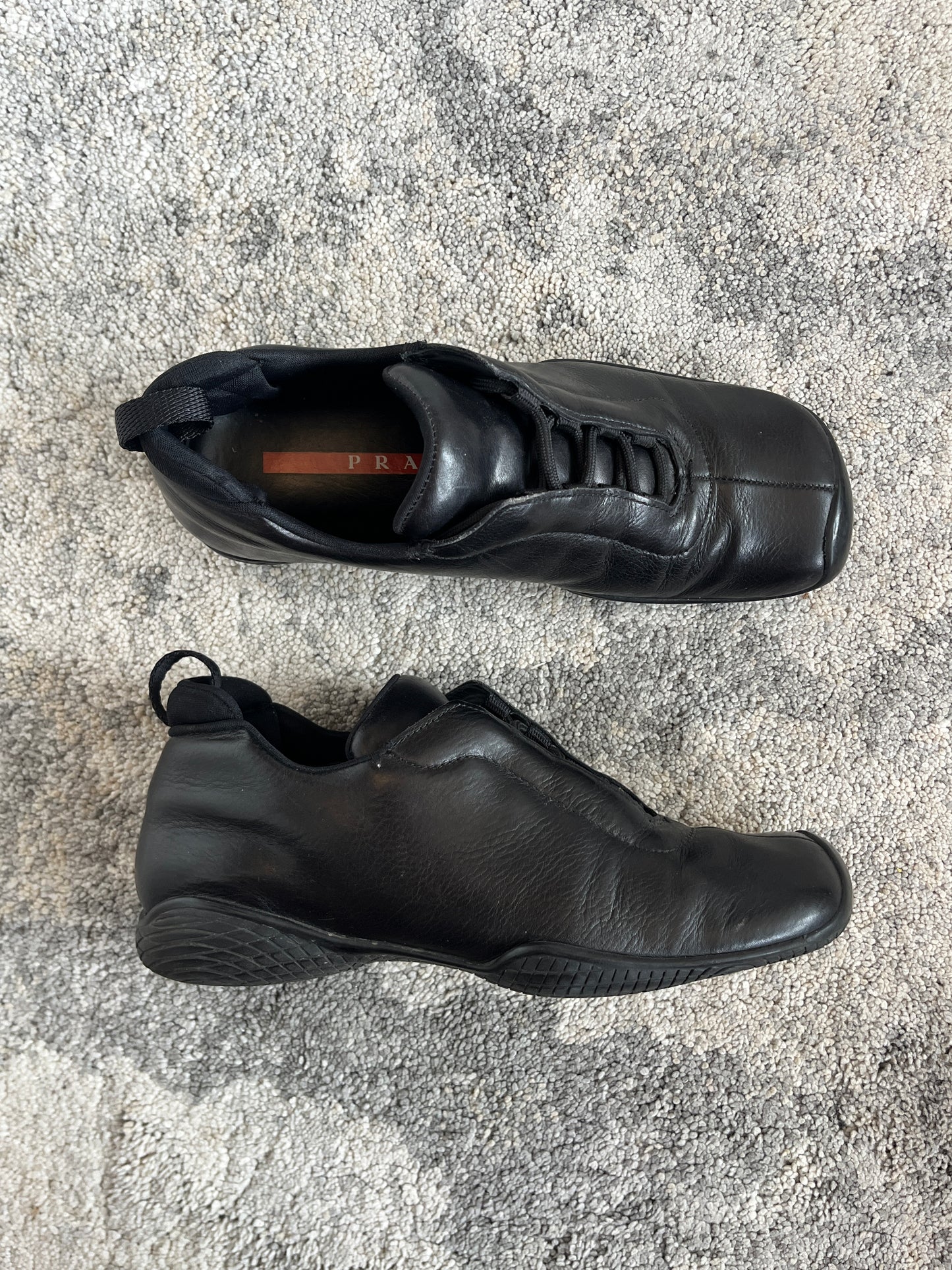 Prada 1990's leather trainers